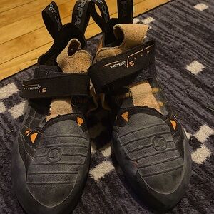 Scarpa Instinct Black and Orange Climbing Shoes